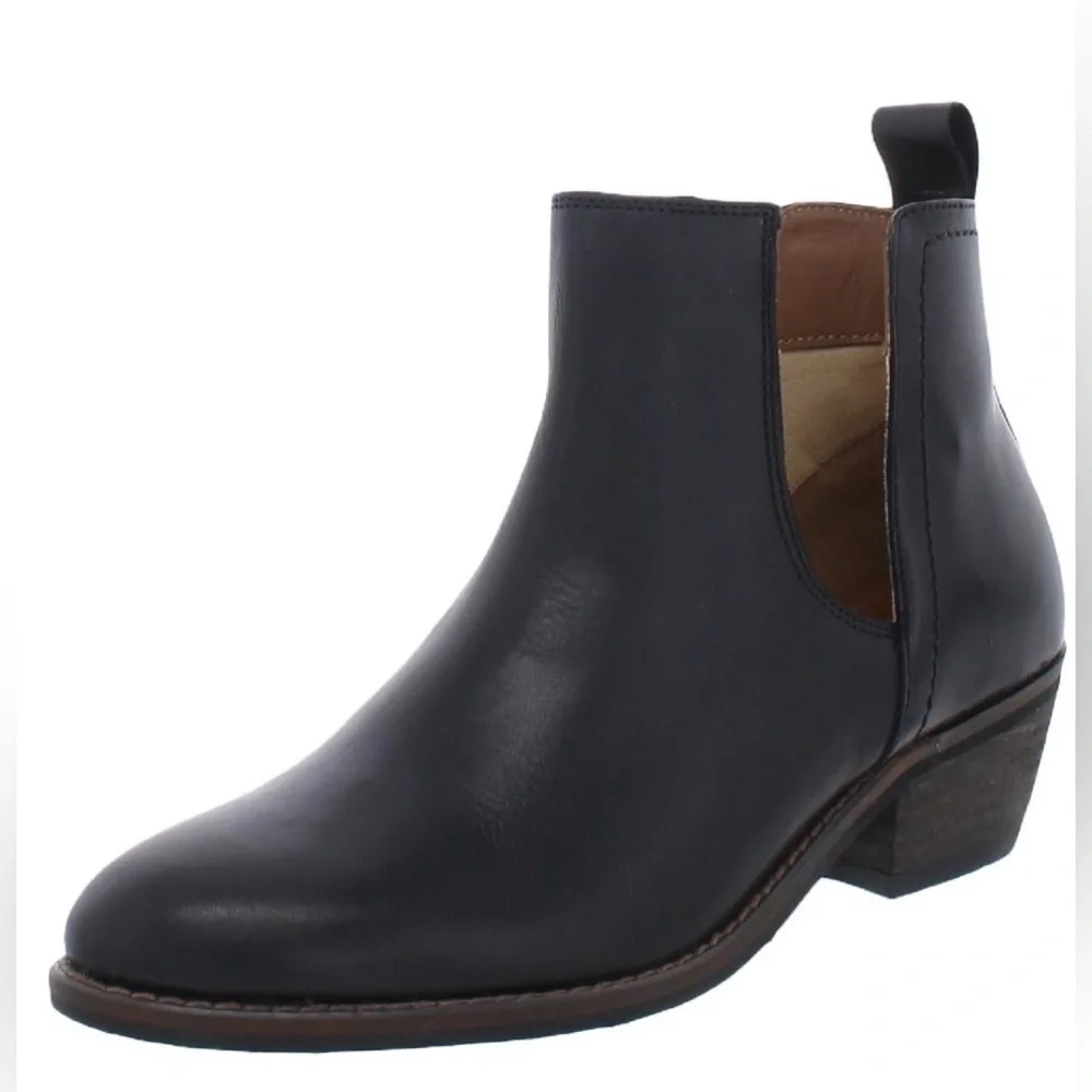 Journee Signature Womens Brigitte Dressy Pull On Black Booties 7M